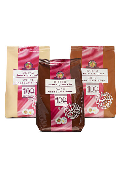Altınmarka Sütlü/bitter/beyaz Damla Çikolata 1 Kg