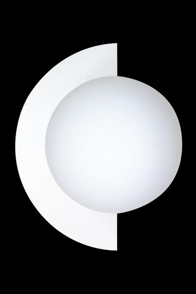 D-light Yarım Dünya Aplik Beyaz