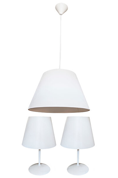 D-light Taç Yatak Odası Avize Ve Abajur Seti