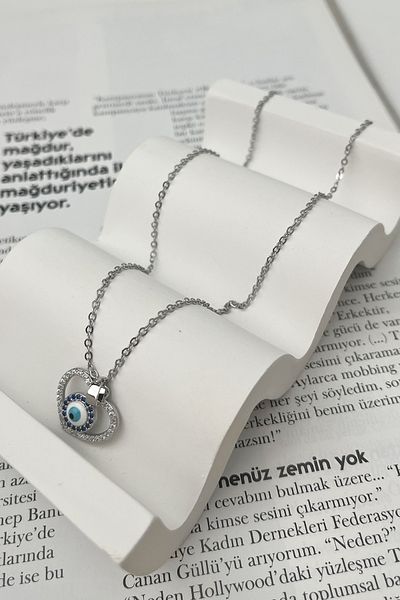 Modex Zircon Stone Steel Mold Necklace - Size:40Cm+5