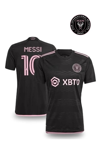 After Party Lionel Messi Inter Miami Siyah Yetişkin Forması