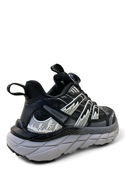 pepino 1843 Ortopedik Erkek Çocuk Siyah/Gri Suya Dayanıklı Rahat Sneaker