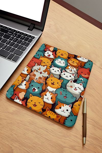 fafaatölye Cat Wrist Support Mouse Pad