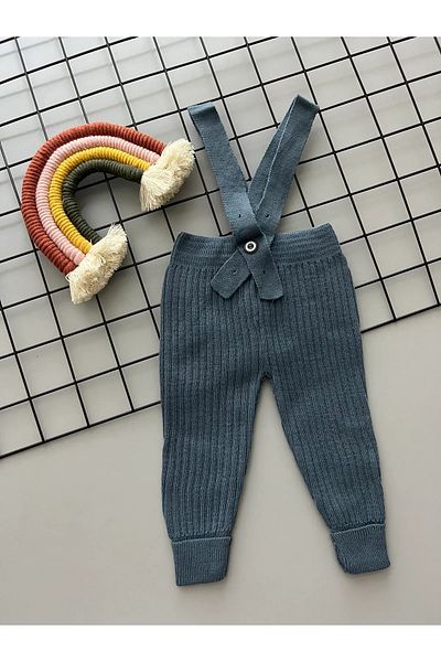 Pijamayo Flexible Knitwear Unisex Overalls - Cross Strap and Adjustable Length