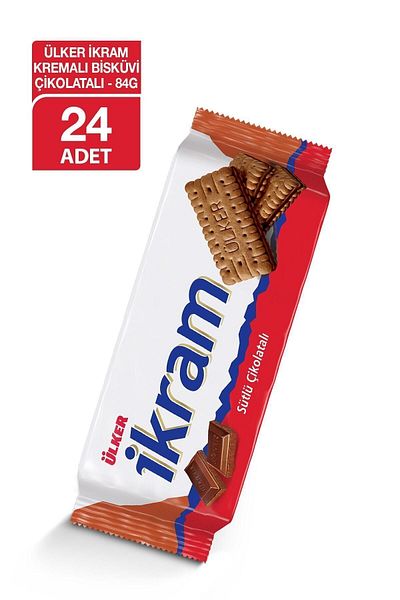 Ülker 84 Gr Cream Chocolate - 24 Pieces of Treats