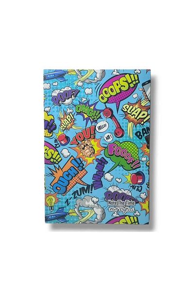 Pembe Pasaj Caiet fără căptușeală Caiet de note cu tematică Omg Caiet de note 14cm X 21cm
