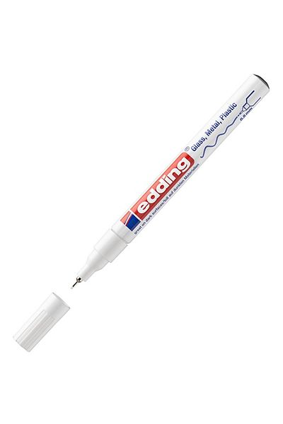 Edding Marker Paint Decor 0.8 mm Round Tip White 780 (10 Pcs)
