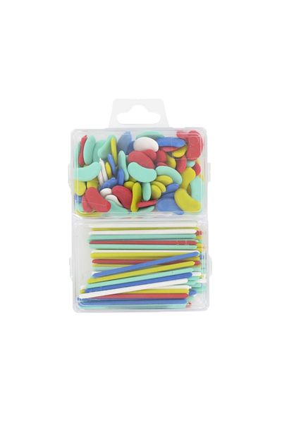 HATAS Number Set with Number Bars and Beans 0875-10 Pieces Package-10-Piece-Pack