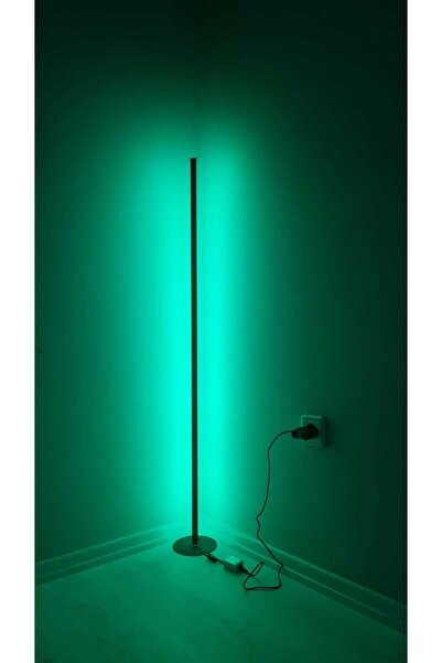 Smyrna Store Sese Duyarlı Lambader RGB Kumandalı Dekoratif Köşe LED Lambader Aydınlatması
