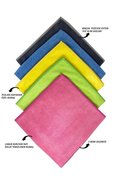 Micro Clean Missclean ( 3 Adet ) Mikrofiber Toz Bezi 40*40 Cm
