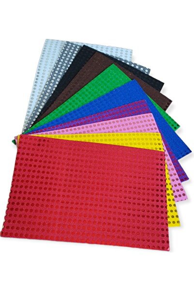 Polin A4 Simli Desenli Eva 10 Renk 10'lu Paket