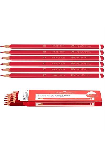 FABER & FABER Faber Castell Red Copy Pen(title Pen) 6 Pieces