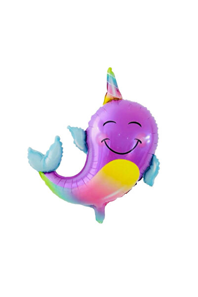 kidspartim الحوت الملون ذو القرون 87x83 سم