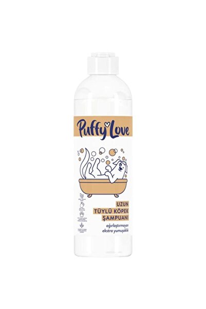 PUFFY LOVE Ağırlaştırmayan Ekstra Yumuşaklık Sağlayan Uzun Tüylü Köpek Şampuanı 370 ml 2 Adet