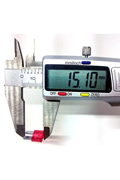 Genel Markalar 5 Adet 15a Mikro 2 Ayaklı Mavi Bıçak Sigorta 15 Amper Micro