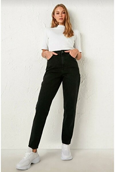 moda camiya Black Mom Jeans Pantaloni Vă rugăm să consultați tabelul de mărimi