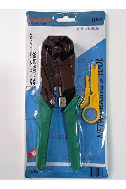 Class Ntt 61 Rj45+rj11+rj12 Jak Sıkma Pensesi