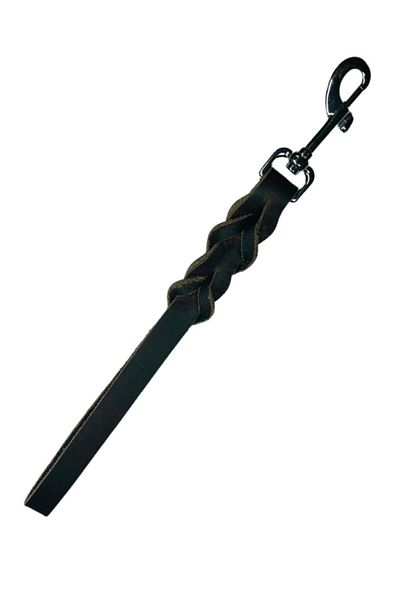 Rebel Dog Genuine Hand Knitted Leather Close-Distance Dog Walker, Dog Collar 35X1.8