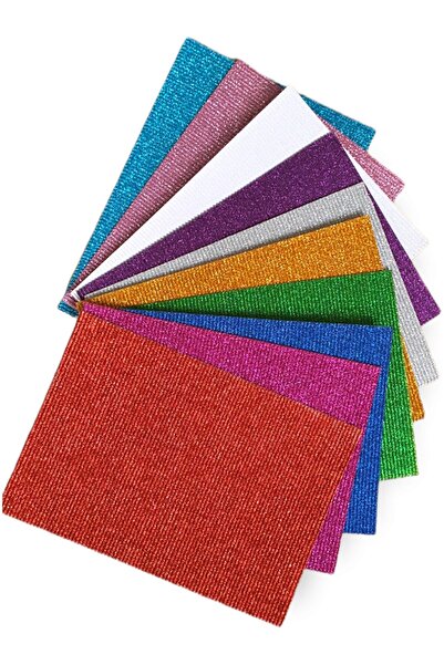 Polin A4 Ebat  Simli Oluklu Karton Seti 10'lu Paket