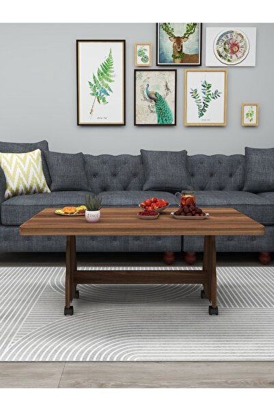 İnci Tekerlekli Orta Sehpa-orta Sehpa-çalışma Masası-balkon Sehpası