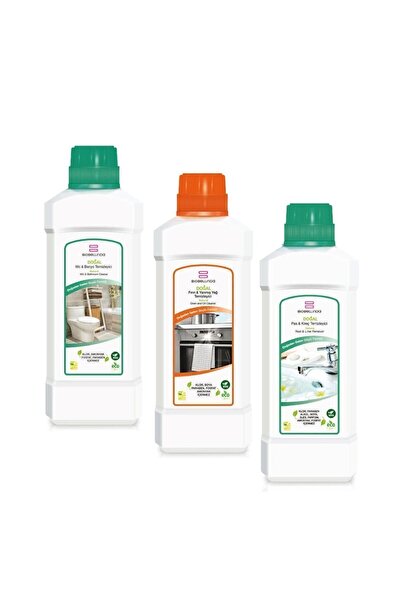 Biobella Wc & Banyo Temizleyici + Fırın Ve Yanmış Yağ Temizleyici + Pas & Kir...