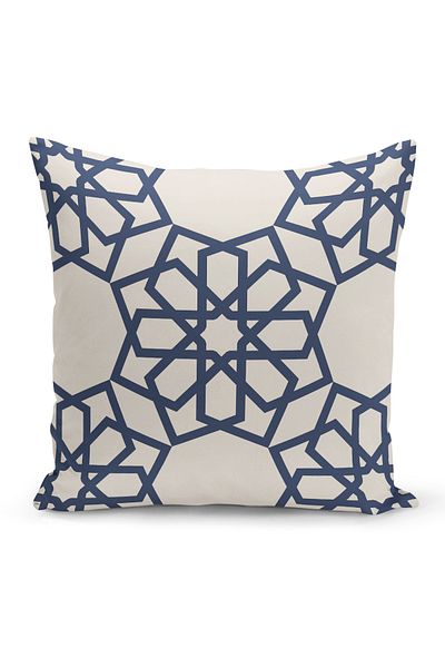 Bertille Home Ramadan Series Double Sided Digital Printed Throw Pillow Case (Ramadan Cushion Cover)