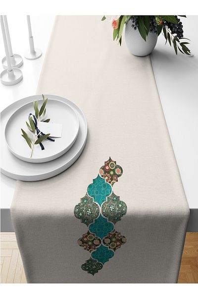 Bertille Home Σειρά Ramadan 140x40 cm Digital Printed Runner (από τη Ραμαζάνι)