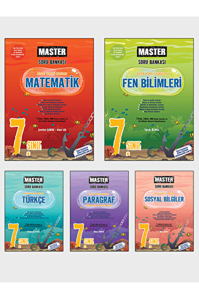 Okyanus Yayınları 2025 Okyanus Yayınları 7. Sınıf Master Soru Bankası 5'li Set