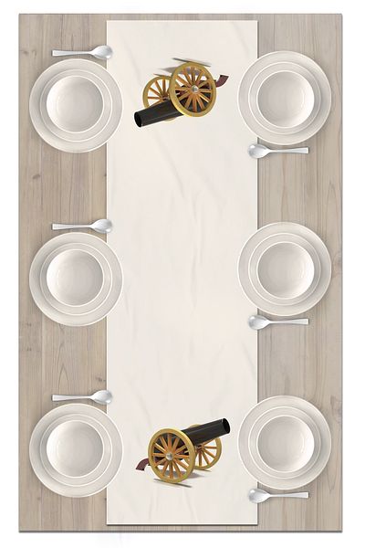 Bertille Home Ramadan Series 140x40 Cm Digital Printed Runner (Ramadan)
