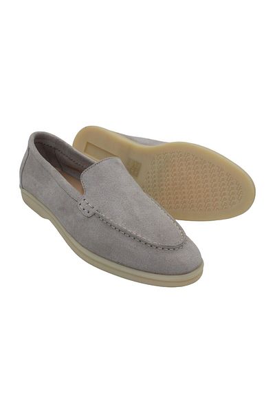 aayak&kabımofficial Beige Suede Genuine Leather - Casual Handmade Women's Shoes