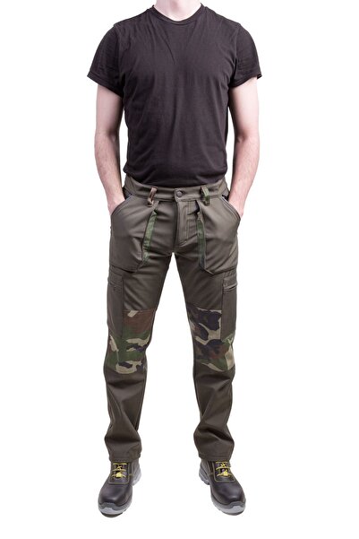 TOYTEX Softshell Pantolon Avcı Kamuflaj desenli