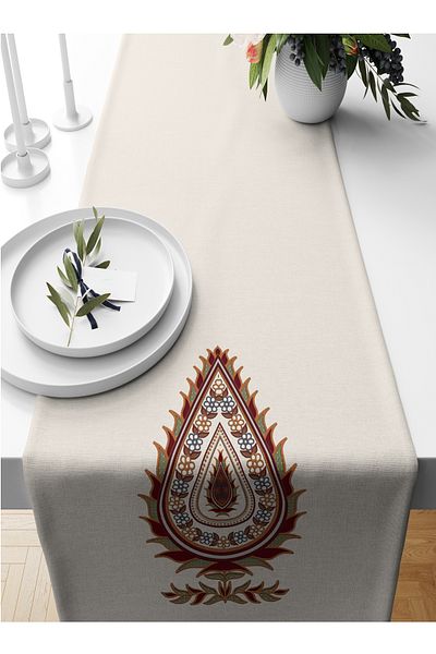 Bertille Home Ramadan Series 140x40 Cm Digital Printed Runner (Ramadan)