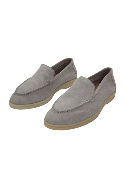 aayak&kabımofficial Gerçek Deri Bej Süet El Yapımı Günlük Kadın Ayakkabı