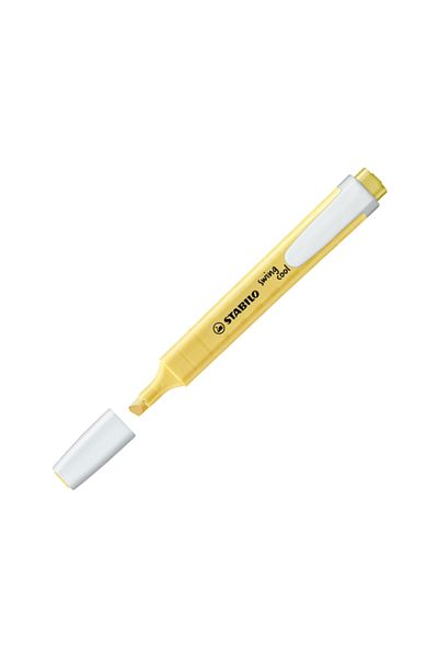 Stabilo Highlighter (10 Pieces) Swing Cool Pen Type Pastel Yellow 275/144-8