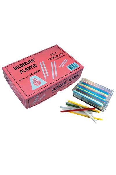 YILDIZLAR HOME Stars Number Sticks in Plastic Box 16--30 Pieces