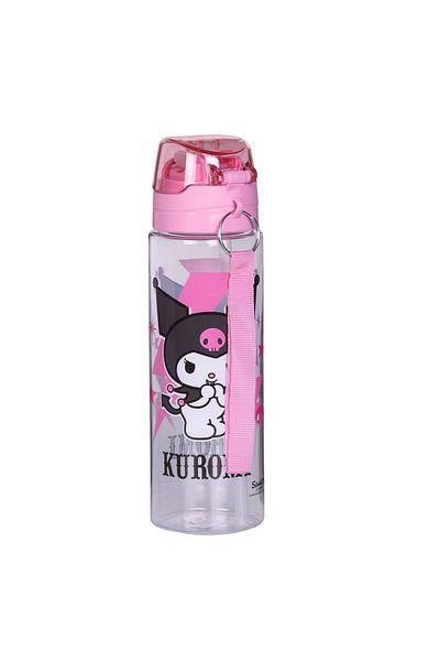 WİGGLE 700ml Kuromi Lockable Water Bottle with Straw and Strap