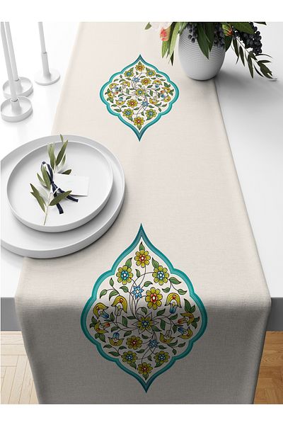 Bertille Home Ramadan Series 140x40 Cm Digital Printed Runner (Ramadan)