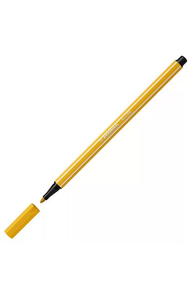 Stabilo 68/87 Model Felt Tip Paint Pen - Yellow 10 Pack