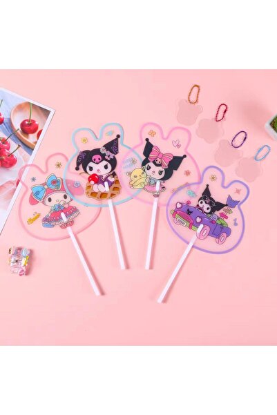 Bold Grup Sanrio Kuromi Yelpaze Sticker Set 1 PAKET