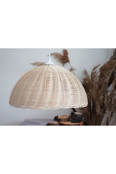 HAPPYHANDSSAPANCA Rattan bambu avize duy dahil