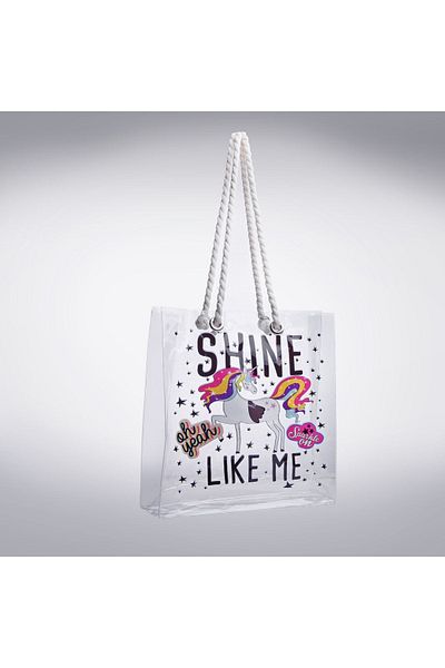 4nio Transparent Beach Handbag -shine Unicorn