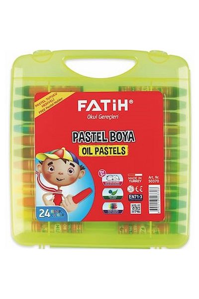 Fatih 24 Colors with Pastel Paint Bag 50370