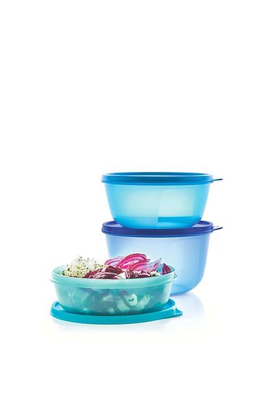 Tupperware Fridge Storage Container Set of 3 - 1 Lt, 1.5 Lt, 2 Lt