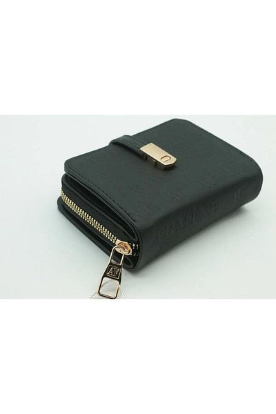 Armine Black Laser Cut C01 Wallet