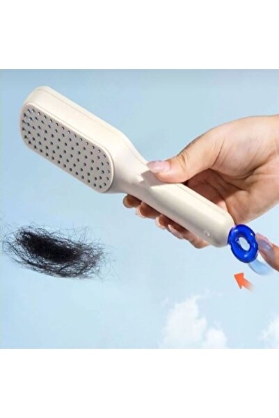 MİMOZA PARK Kendi Kendini Temizleyen Otomatik Tuşlu Saç Tarağı Dolaşık Açıcı ...