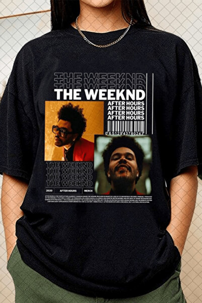 Dupe Design The Weekend  Baskılı Oversize T-shirt