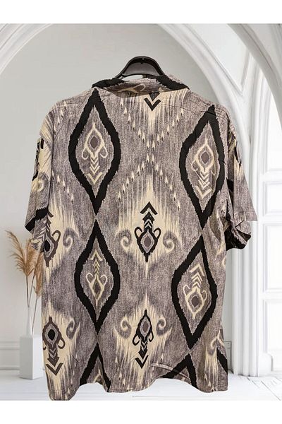 stanpolis Patterned Viscose Shirt - Anti-Sweat Fabric