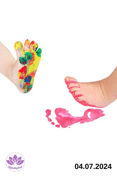 LİLYHOBBYLAND Baby Footprint Keepsake Set