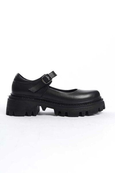 ERNİLA Дамски мокасини от естествена кожа Ernila - обувки с катарама и каска