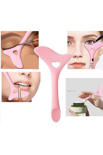 naque Multifunctional Makeup Applicator Rimel Eyeliner Lipstick Applying Apparatus - Mask Cream Spatula